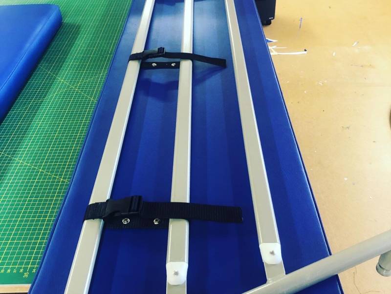 Sangles sur rambarde