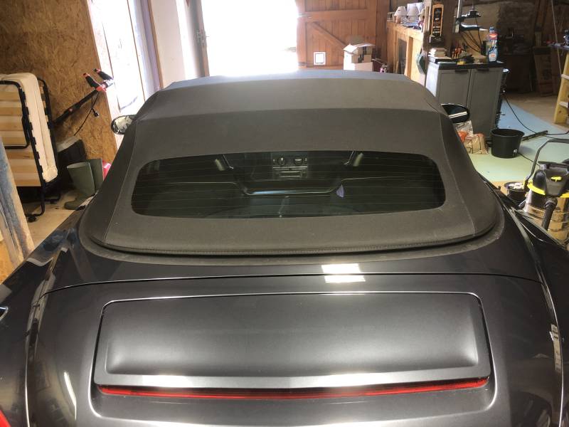 Nouvelle capote en place