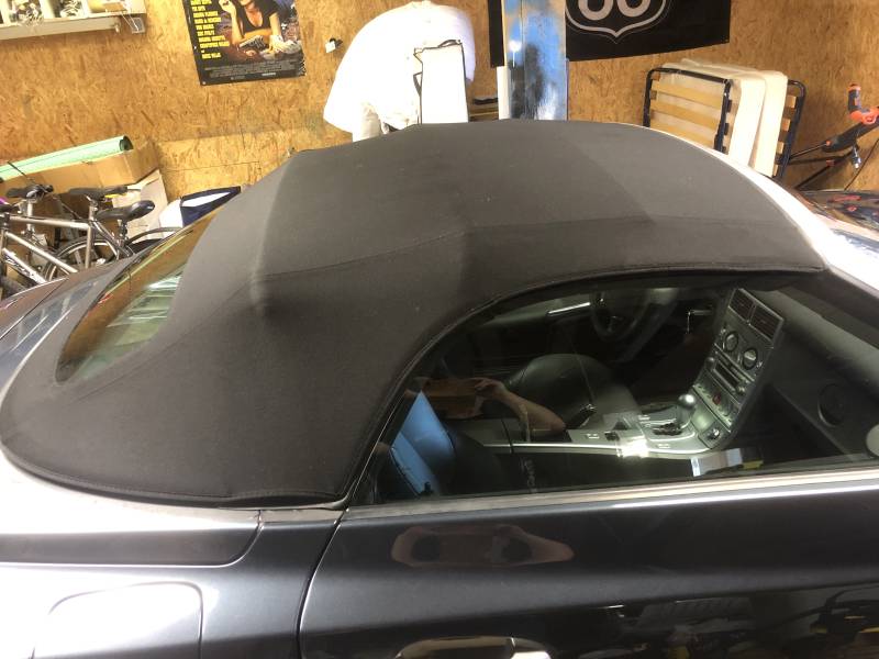 Vue du coté droit de la nouvelle capote