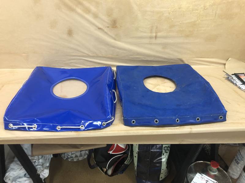 Ancienne et nouvelle bâche