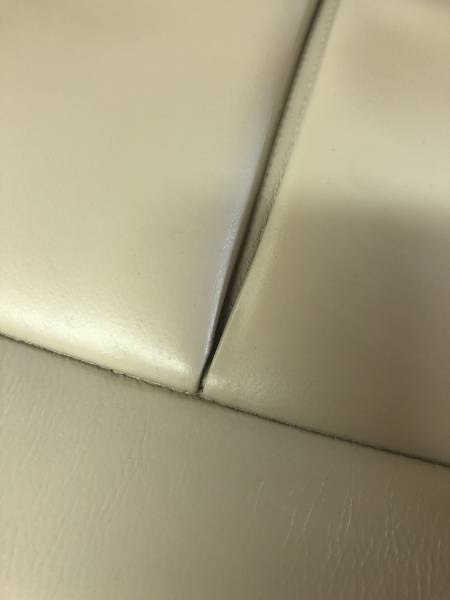 Traitement usure d'un siège en cuir 