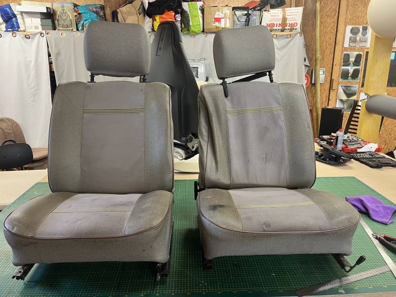 Sièges avant rénovation 2