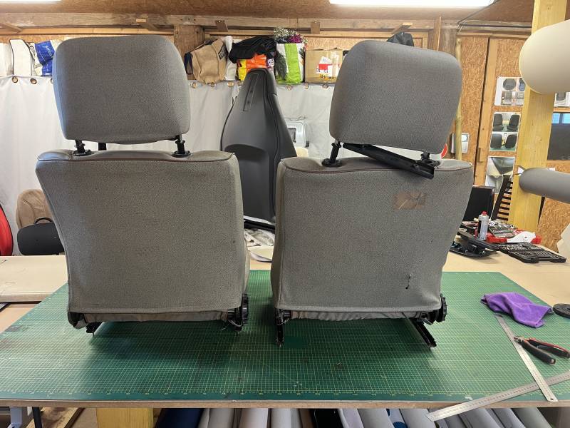 Sièges avant rénovation