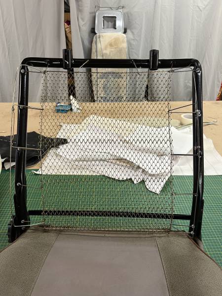 Structure réparée avec fil à ressort de 2 mm