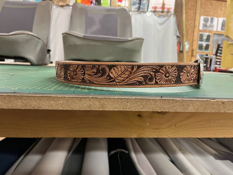 Ceinture motif floral