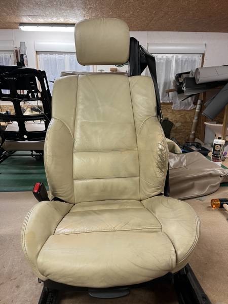 Siège conducteur avant traitement du cuir
