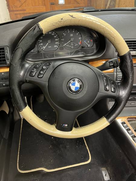 Volant avant changement du cuir