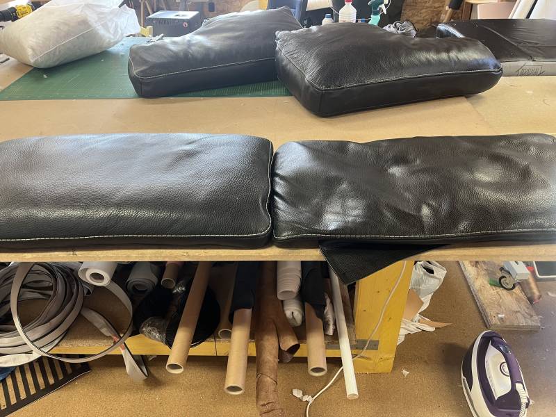 Différence entre coussin refait et origine