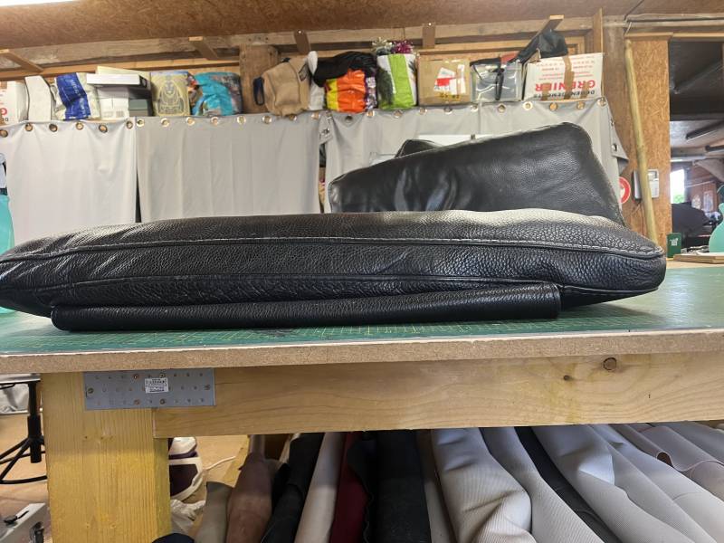 Accoudoirs après regarnissage