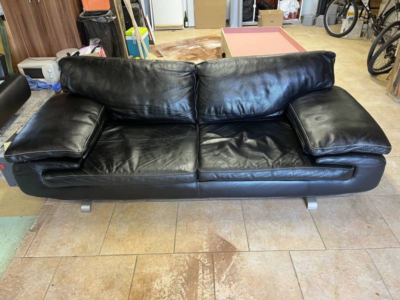 Rénovation coussins canapé en cuir