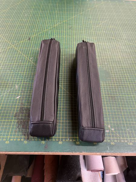 Vue coté fermeture à glissière