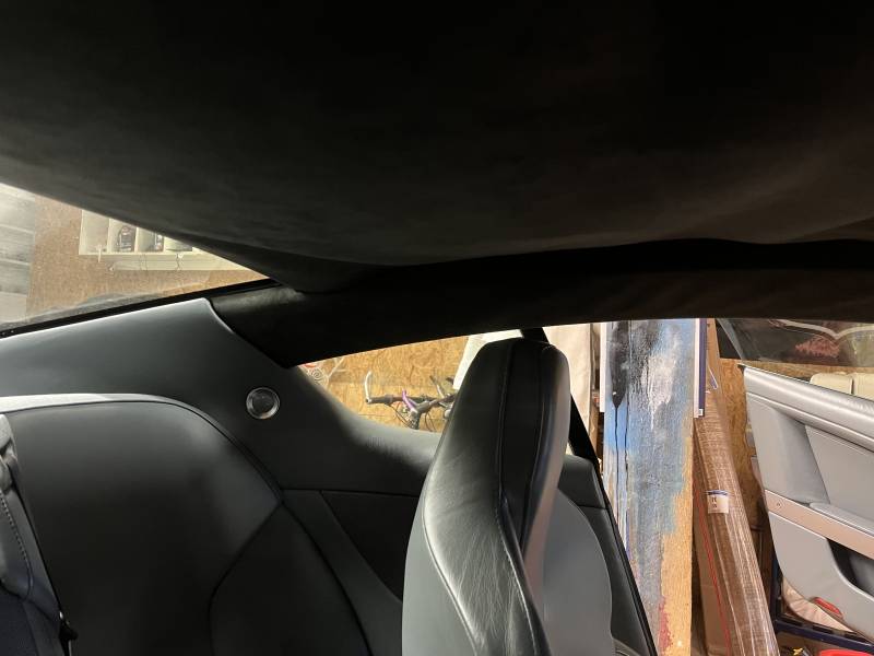 Ciel de toit avant travaux ASTON MARTIN DB9