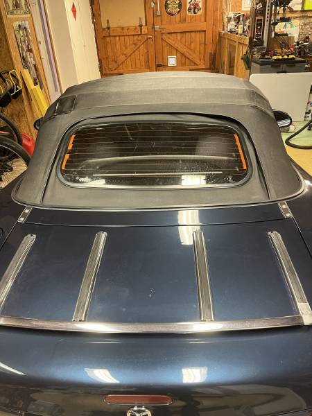 Ancienne capote vinyle MAZDA MX5