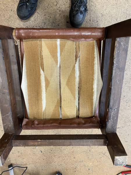 Sangles d'assise avant réfection