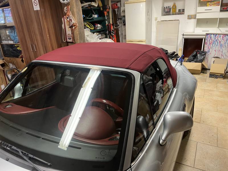 VUE DE FACE CAPOTE BMW Z3 E36